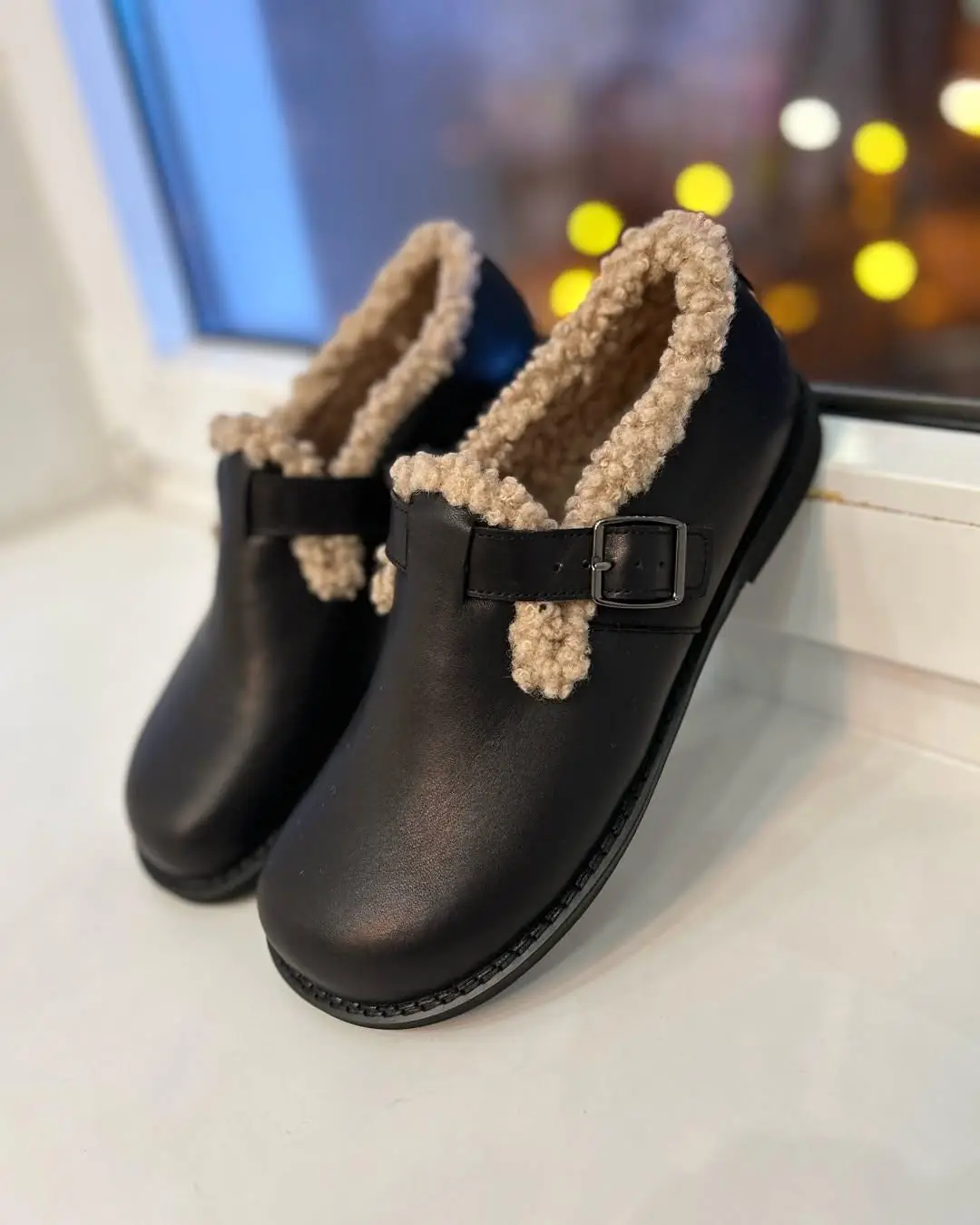 Anatomical Clogs Women Handmade Suede Winter Fur Lined